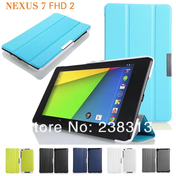 Чехол книжка с функцией пробуждения и спящего режима для Google Nexus 7 2 го поколения