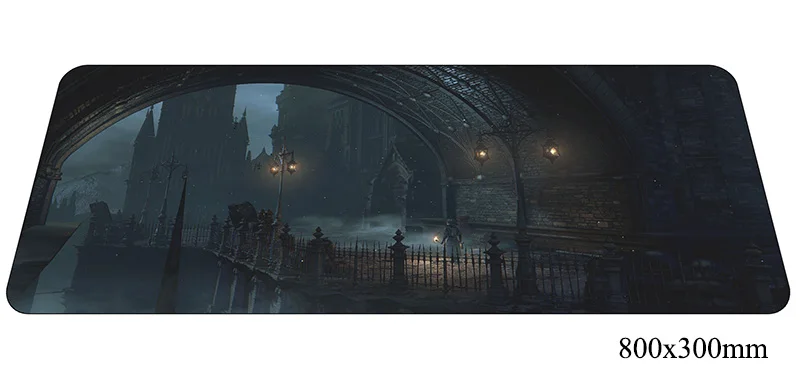 Коврик для мыши bloodborne, высококлассный компьютерный геймер, mause, коврик 800x300X2 мм, лидер продаж, коврик для мыши, эргономичный гаджет, настольные коврики - Цвет: Size 800x300X2MM