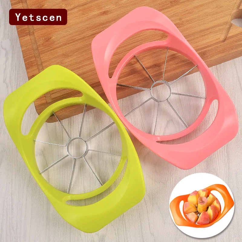 Новинка 2 вида цветов большой нож для резки яблок Фруктовые гаджеты разделитель
