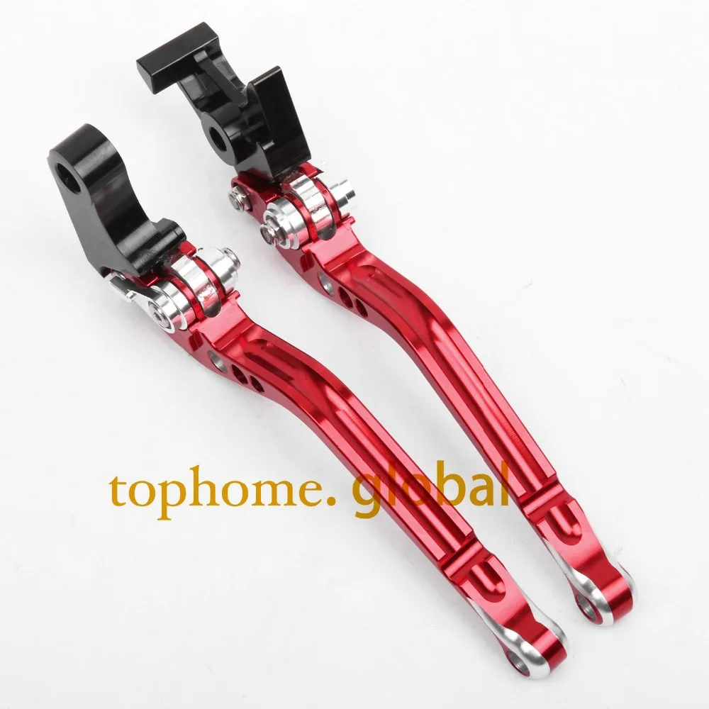 Рычаги тормозной муфты для мотоциклов с ЧПУ смешанный красный и серебристый цвет