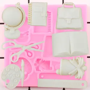 Силиконовые формы инструменты для украшения тортов из мастики 