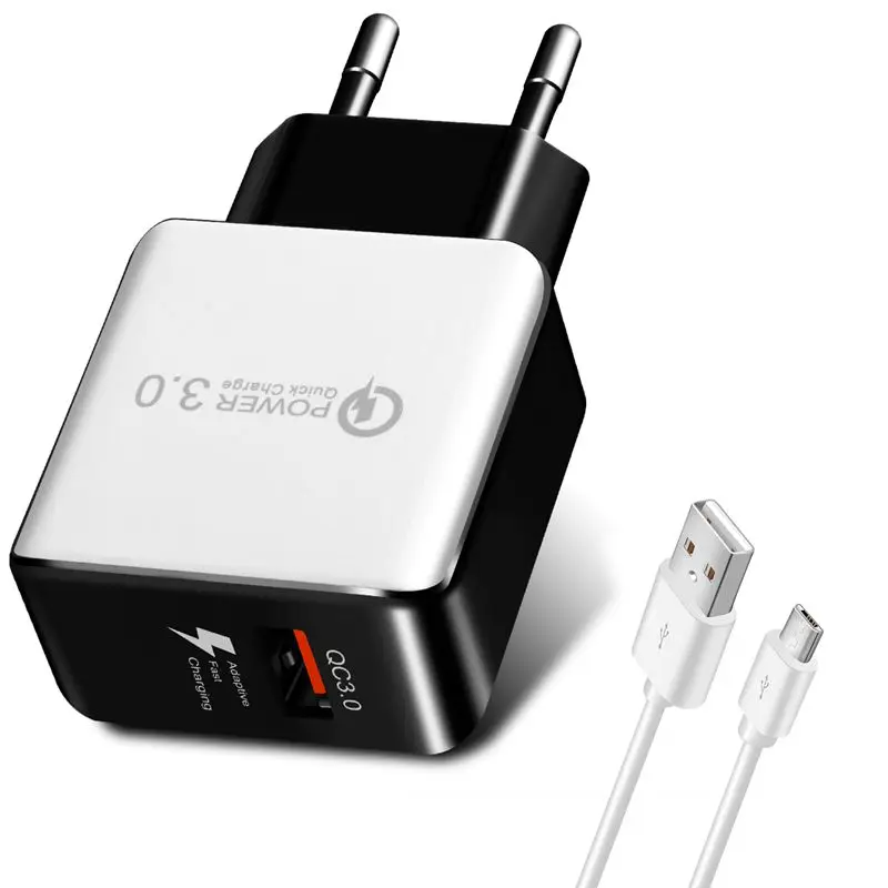 Быстрая зарядка 3,0 QC 3,0 USB Turbo настенное быстрое зарядное устройство для SAMSUNG HuaWei XiaoMi для iphone phone Быстрая зарядка - Тип штекера: As the shows