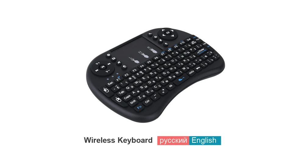 Everycom проектор аксессуар i8 Русский Английский 2,4 ГГц Беспроводная клавиатура Air mouse тачпад ручной для Android tv BOX Мини ПК