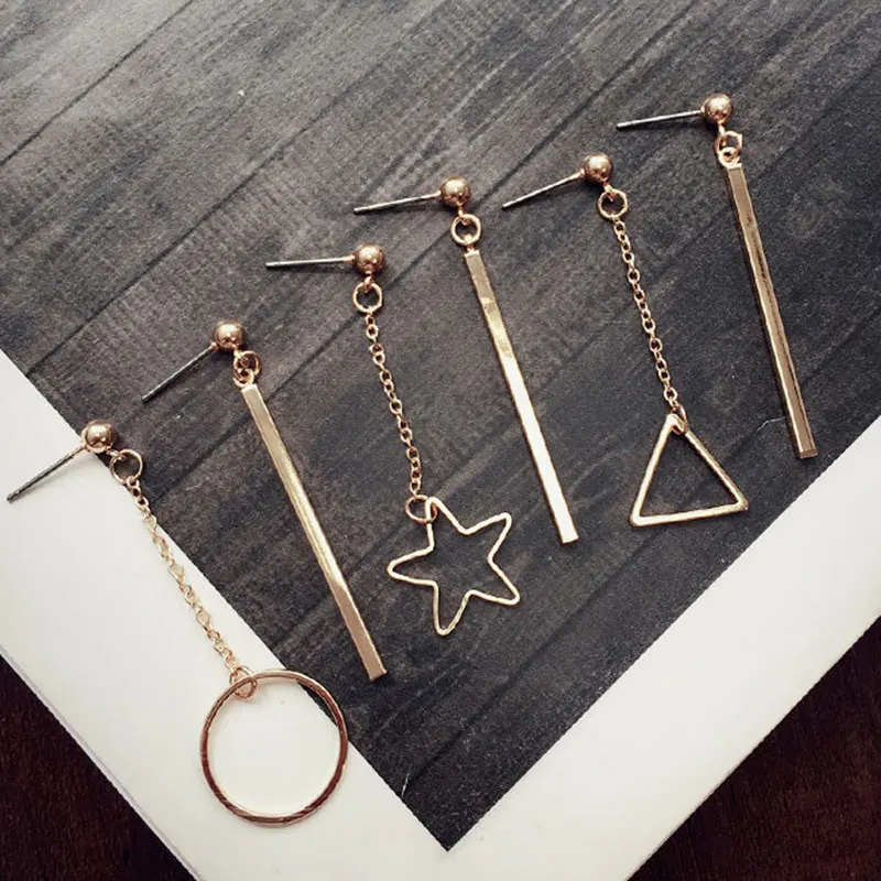 Женские серьги brincos модные аксессуары для ювелирных изделий Асимметричный