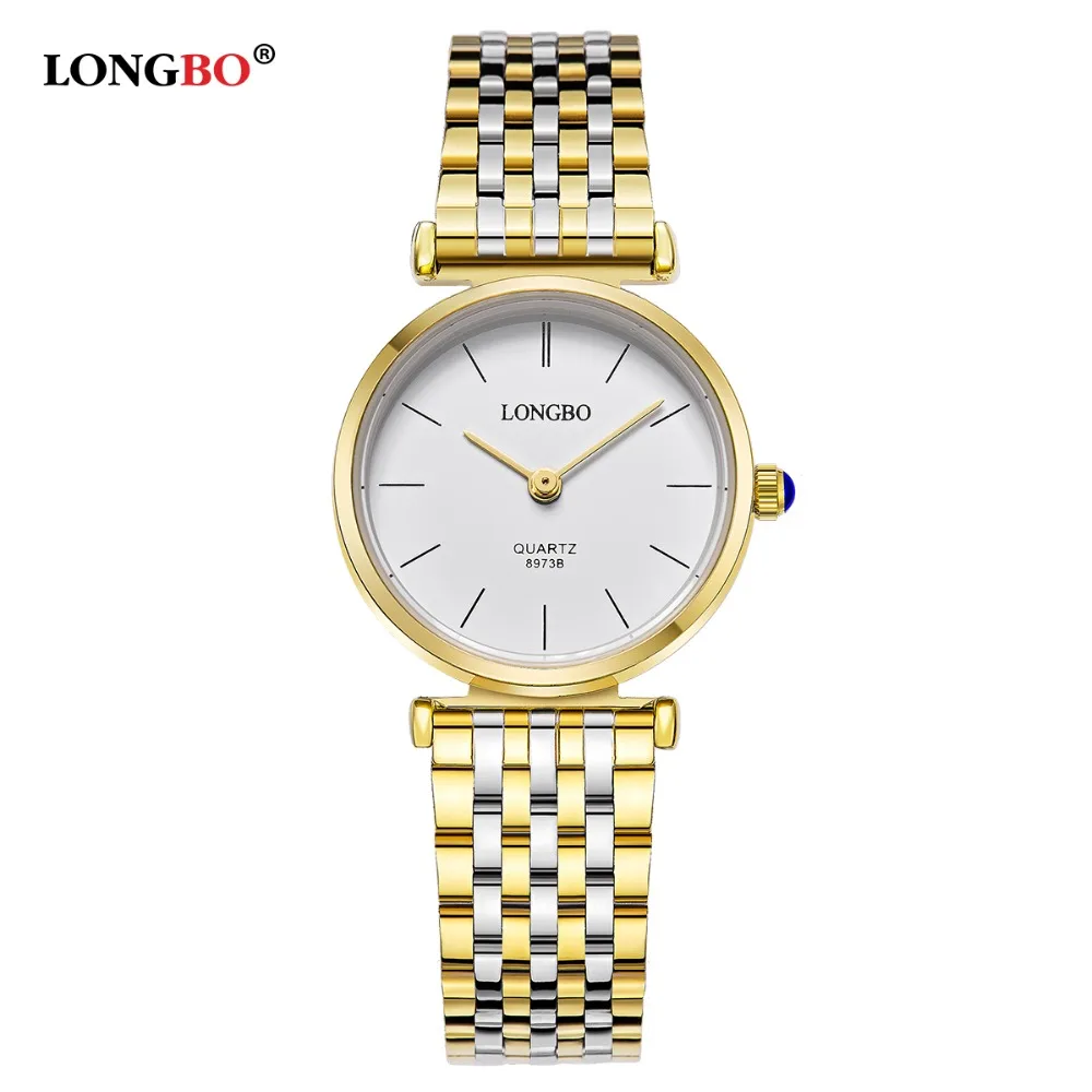 Longbo модный бренд Luxuary пары часы бизнес Стиль любителей мужчины женщины