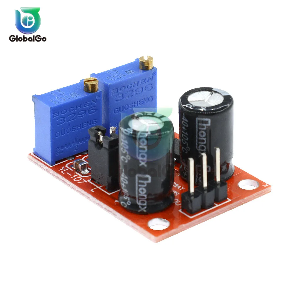 

NE555 Adjustable Frequency Pulse Generator Module Stepper Motor Drive Board for Arduino Smart Car Square Wave Signal Control
