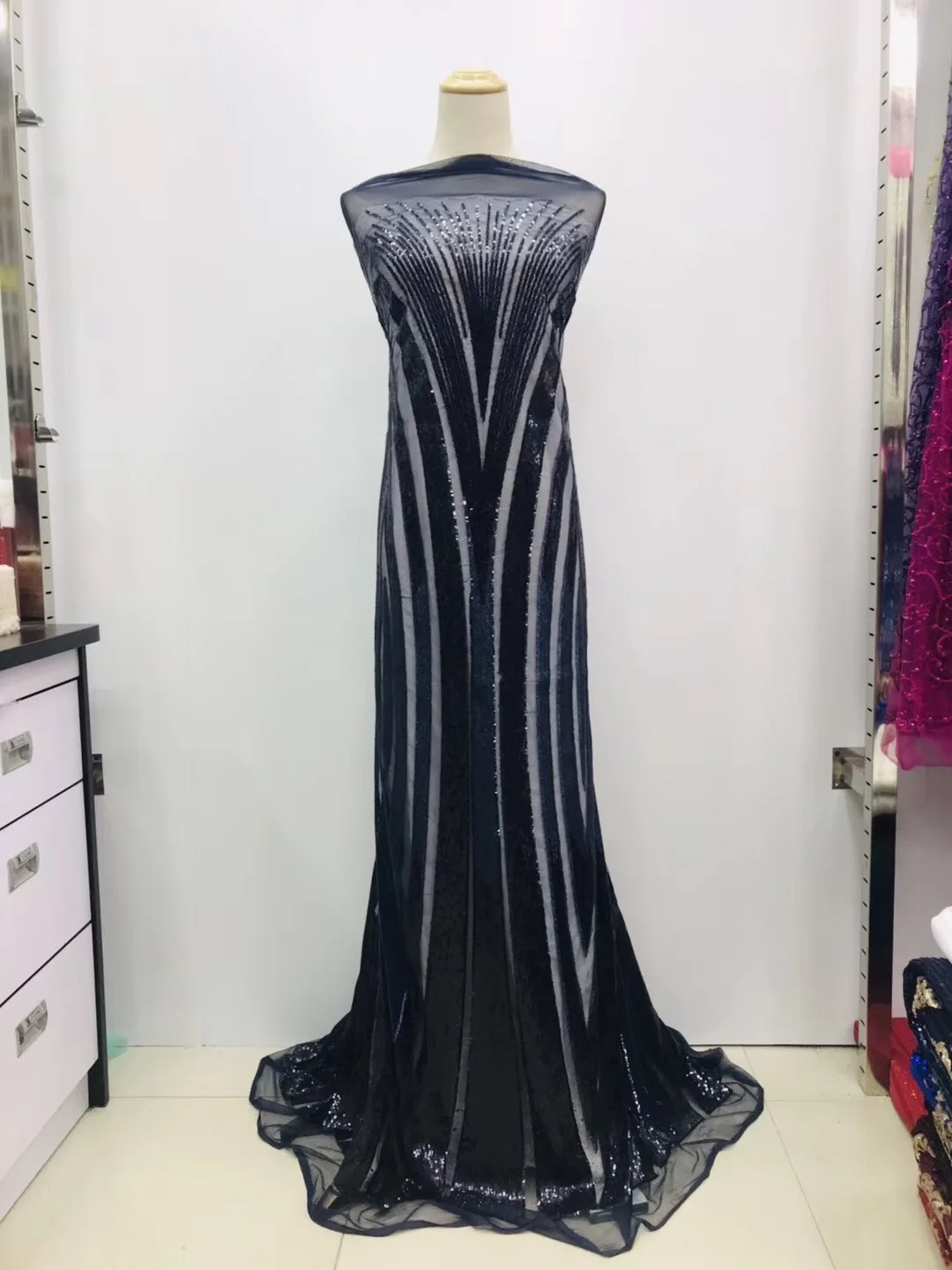 2019 Последняя французская кружевная ткань в нигерийском стиле