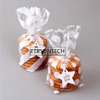 3000pcs Cute Flat Cellophane Treat Bag Cookie Candy Gift Bags for Candy Biscuits Snack Baking Package Party Decor Supplies