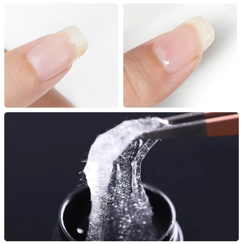 Ur Sugar 7 мл волоконный Гель-лак замачиваемый Удлинительный УФ-гель с высокой твердостью удлиняющий прозрачный одинокий стойкий инструмент для маникюра