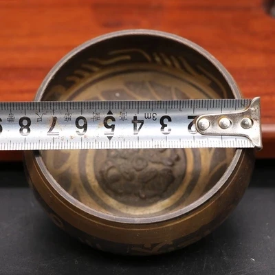 

Nepalese Buddha Tibet sound therapy yoga bowl bronze.
