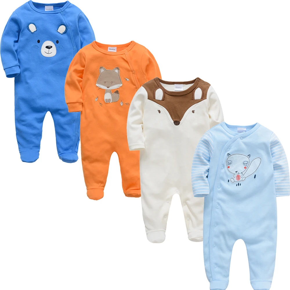 Новая детская одежда для новорожденных боди bebes Пижама для новорожденных комбинезон с длинными рукавами roupa de bebes Детские комбинезоны для мальчиков и девочек