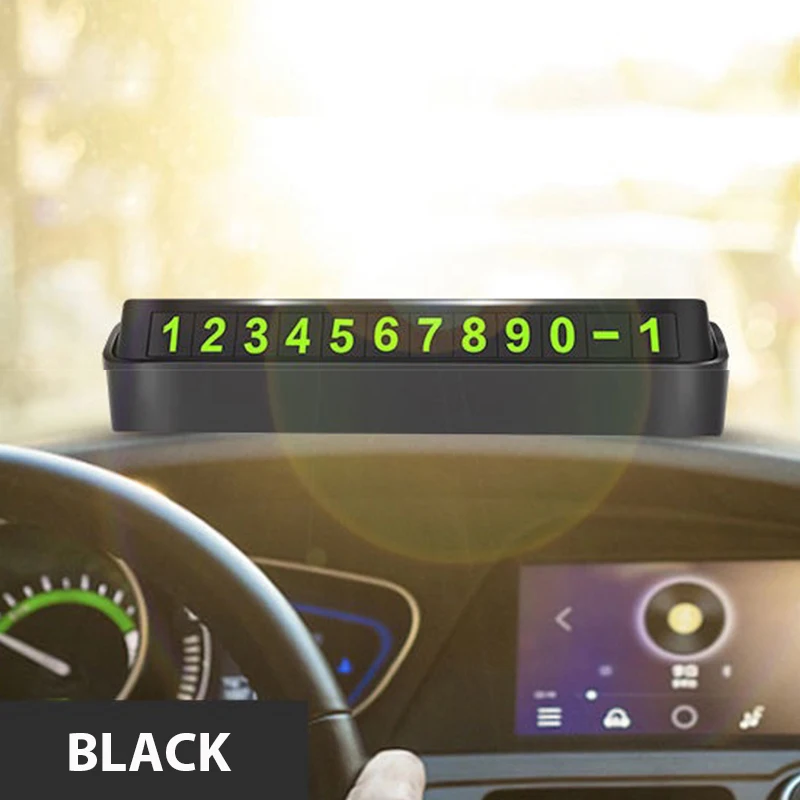 Автомобильная карточка с телефоном для временной парковки номер карты телефона