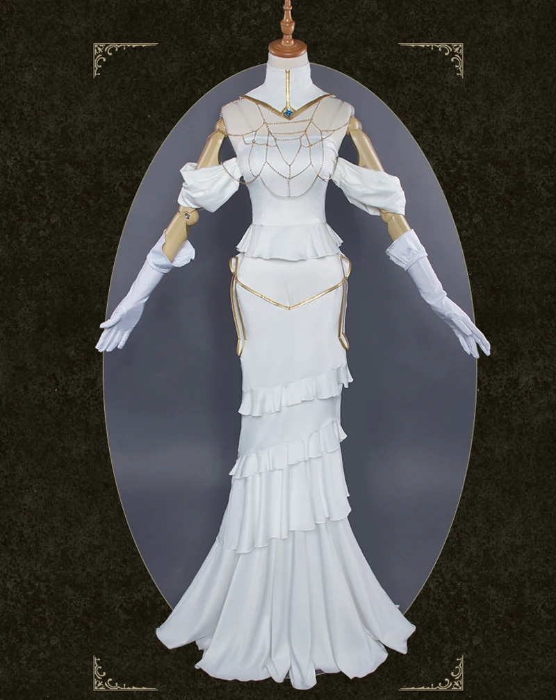 Albedo костюмы для косплея сексуальные платья королевы Женская Карнавальная форма