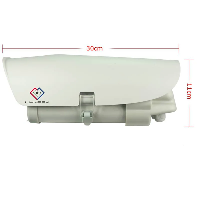 Lihmsek Onvif 1080P 2MP 2,8-12 мм объектив распознавание номерного знака автомобиля IP LPR камера для шоссе/парковки 4 шт. ик белые светодиоды