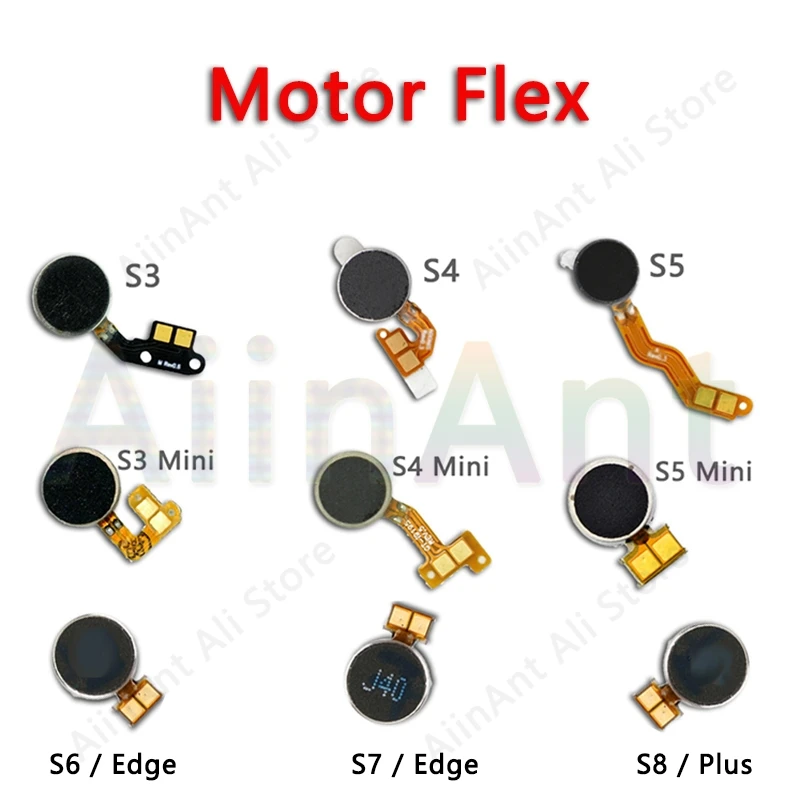 Мотор для samsung Galaxy S3 i9300 S4 i9500 S5 G900 i9190 G800 i8190 S6 S7 S8 Edge Plus мини, гибкий кабель Buzzer с гибким кабелем