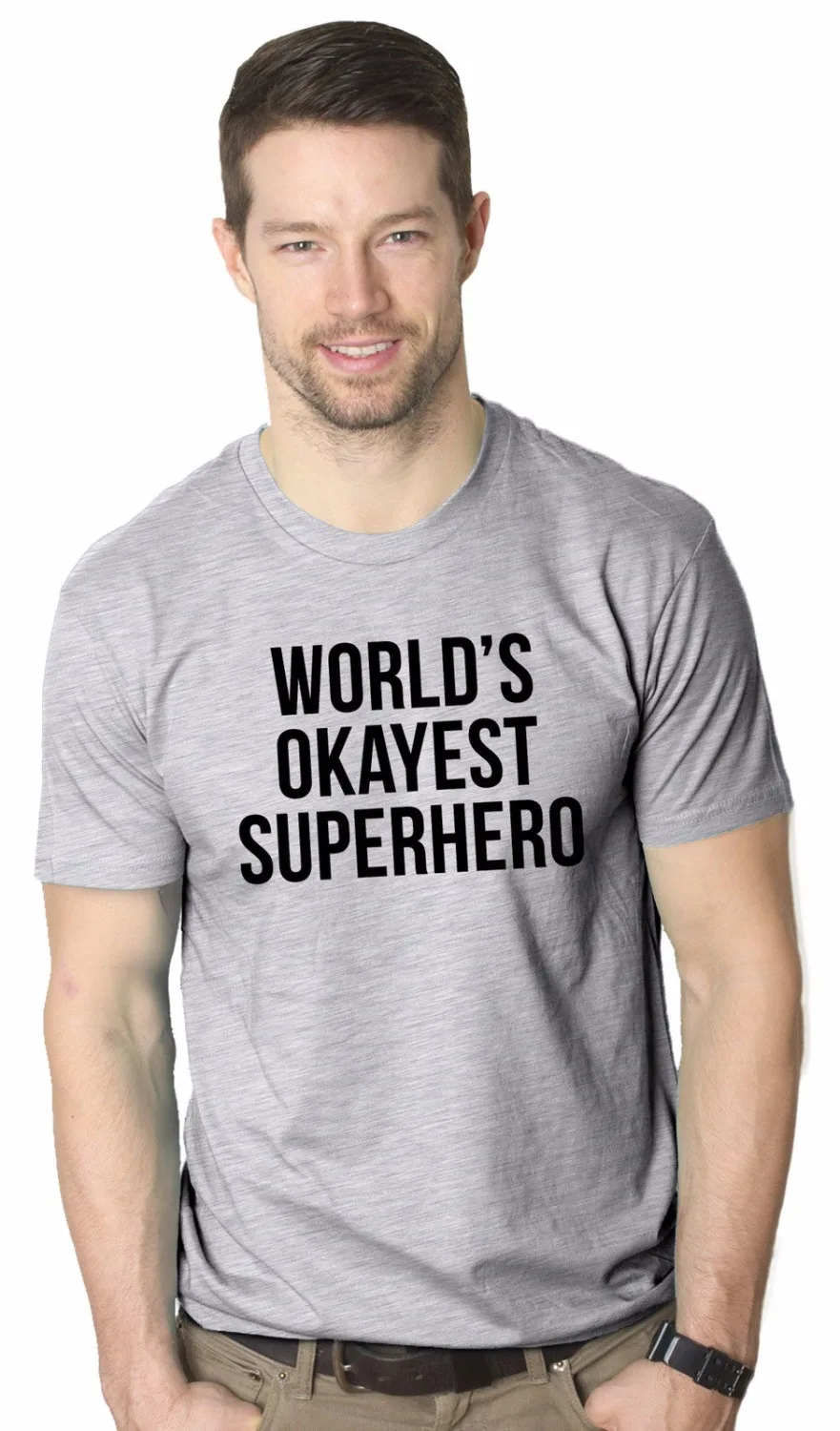 Мужские миры Okayest Superhero Funny Nerdy унисекс много размеров и цветов 2017 A725|unisex men| |