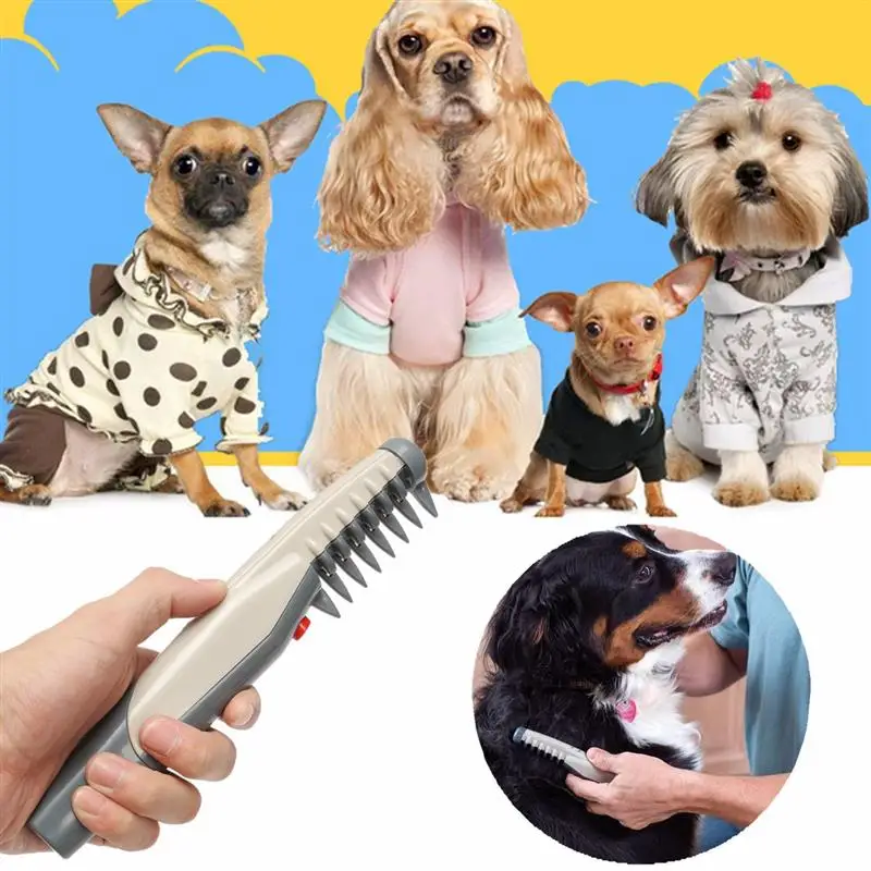 Mrosaa собака Уход за лошадьми гребень волос триммеры узел Электрический Pet Scissor