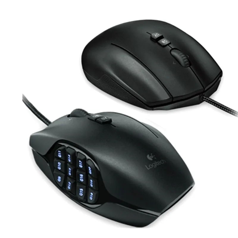 Проводная игровая мышь lotech G600 MMO для ноутбука ПК геймерская 8200 dpi оригинальная