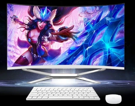 ЦП i7 7700 16 Гб ОЗУ 240 ГБ SSD ТБ HDD GTX1050Ti 4G Графика 27 дюймов изогнутый монитор все в одном