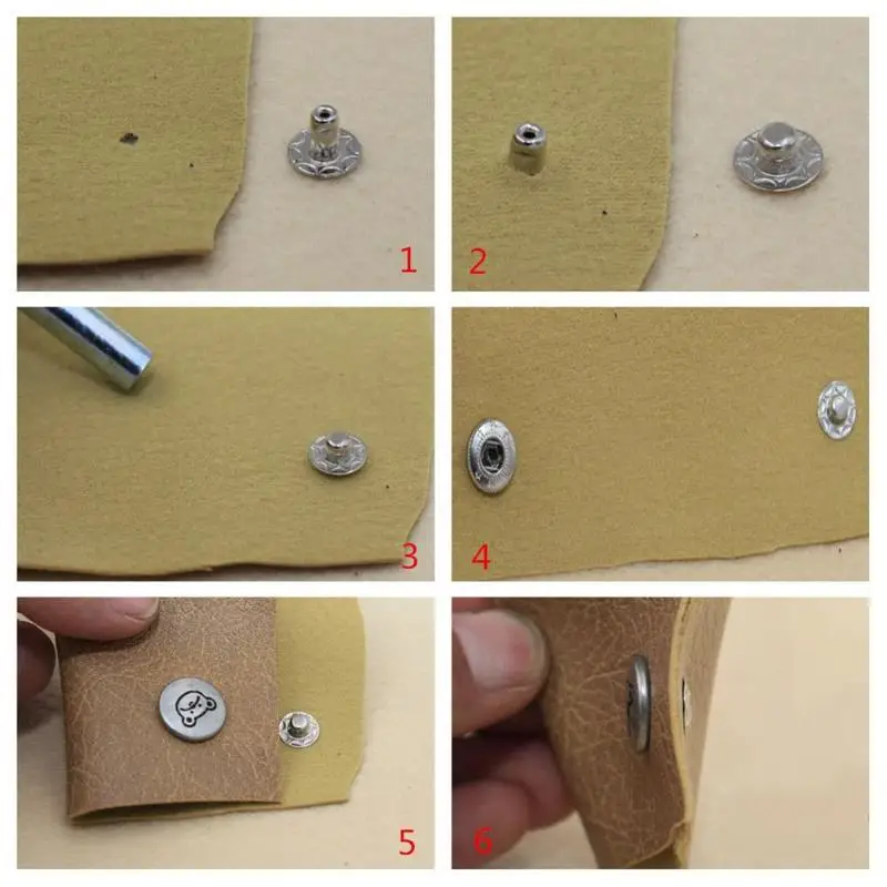 Инструменты для печати кожи DIY Набор печатей резьбы по металлу инструменты