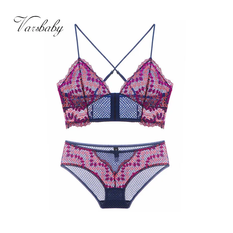 Женский ультратонкий бюстгальтер без косточек с цветочным принтом|bra set|women bra setbra