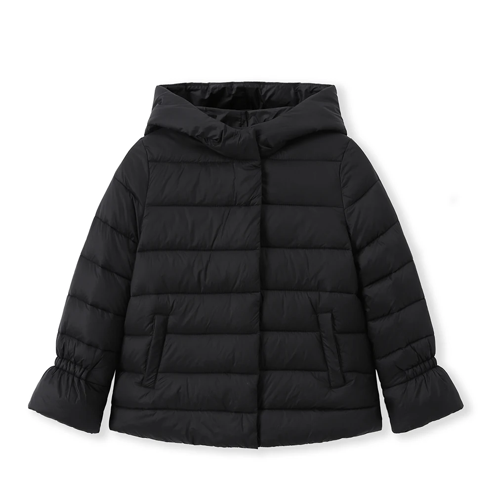 Парка для девочек и мальчиков из хлопка с капюшоном принтом|Пальто парки| |