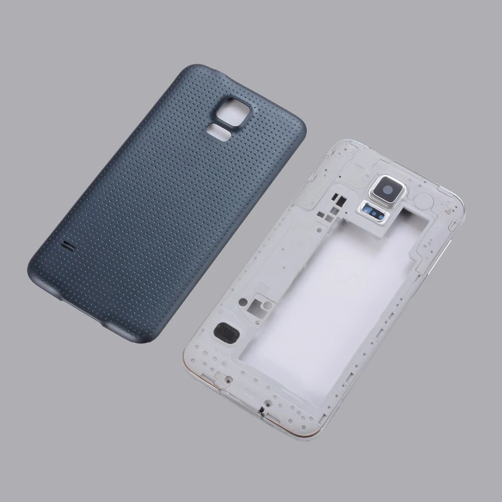 Корпус для Samsung Galaxy S5 i9600 G900F G900T G900V G900M G900P G900A средняя рамка + задняя крышка