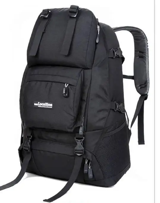 Black 45L водонепроницаемый износостойкий походный рюкзак из полимерной сетки, дышащие рюкзаки для кемпинга, походные спортивные сумки - Цвет: Black