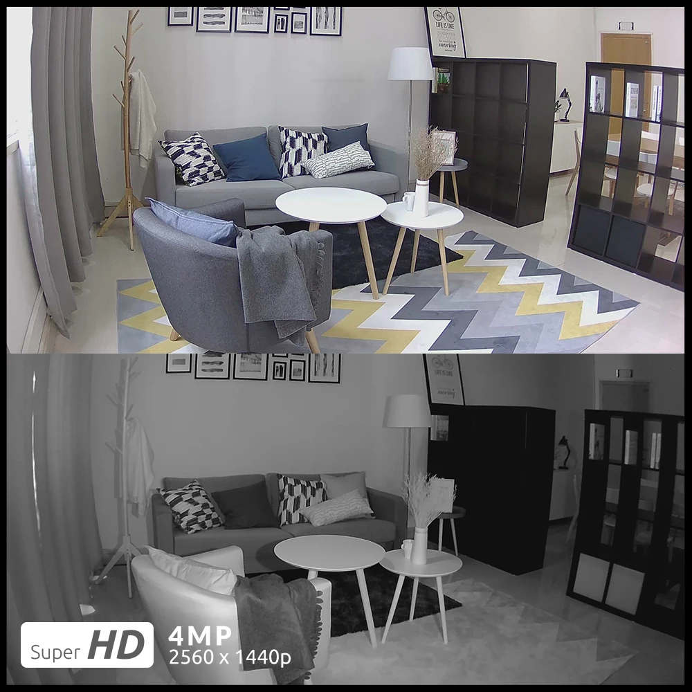 Reolink C2 Super HD 4MP радионяня 3x Optcial Zoom 2,4G/5G WiFi камера с Pan& Tilt Мини домашняя ip-камера наблюдения