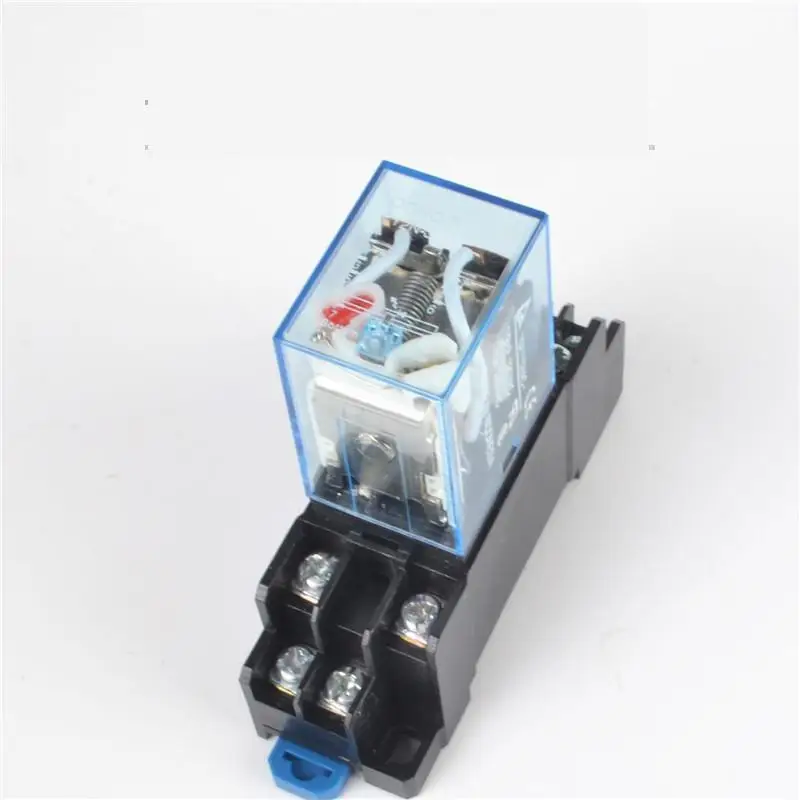 LY2NJ 220/240 В AC 10A 8PIN катушки Мощность реле DPDT HH62P HHC68A 2Z с гнездом базы 1 шт.|Реле| |