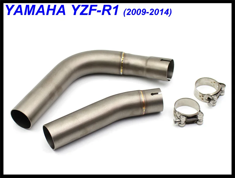 Популярные YZF-R1 2009-2014 мотоцикл выхлопной глушитель трубы Системы Труба среднего