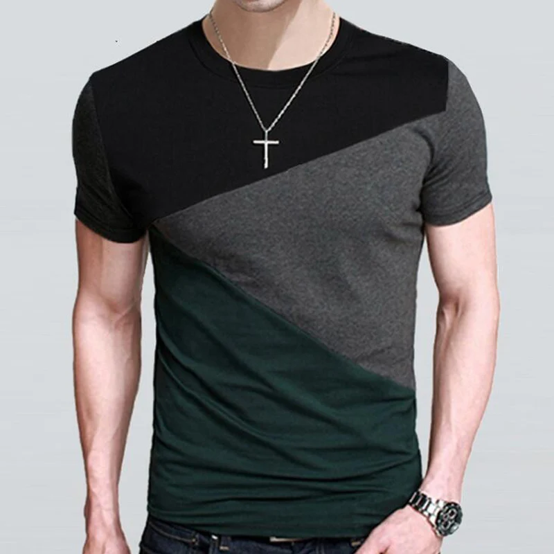 Новинка 2019 мужская повседневная Летняя хлопковая дышащая рубашка с коротким