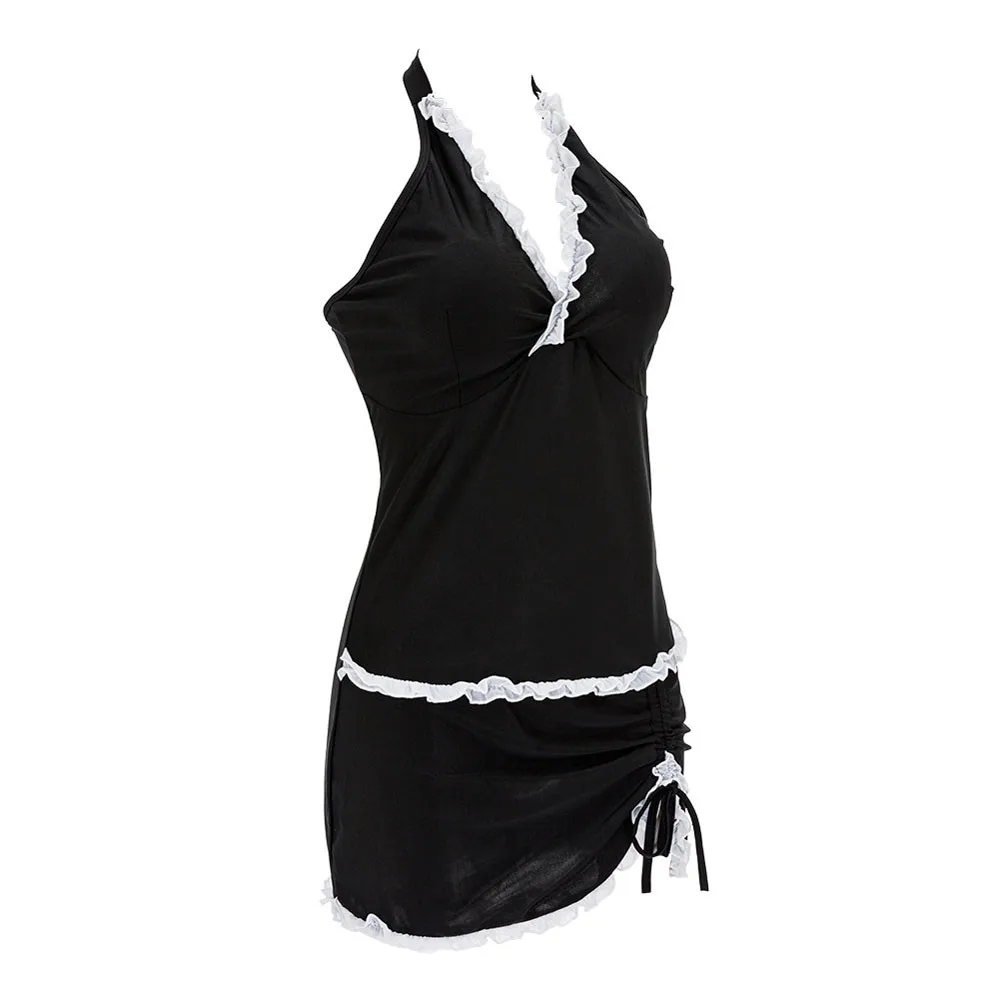 Женский купальник размера плюс пуш-ап Цельный бикини одежда для плавания танкини