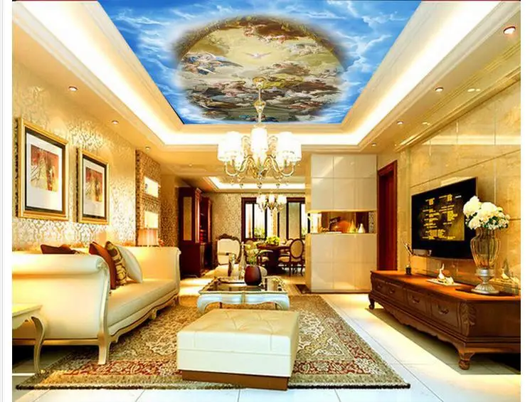 3d фрески обои на заказ Европейская картина маслом стиль кондол поддерживает