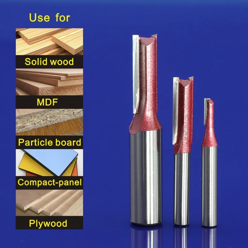 5 шт. 1/4*1/2 для обработки дерева и ДСП фрезерный гравировальный станок двойной