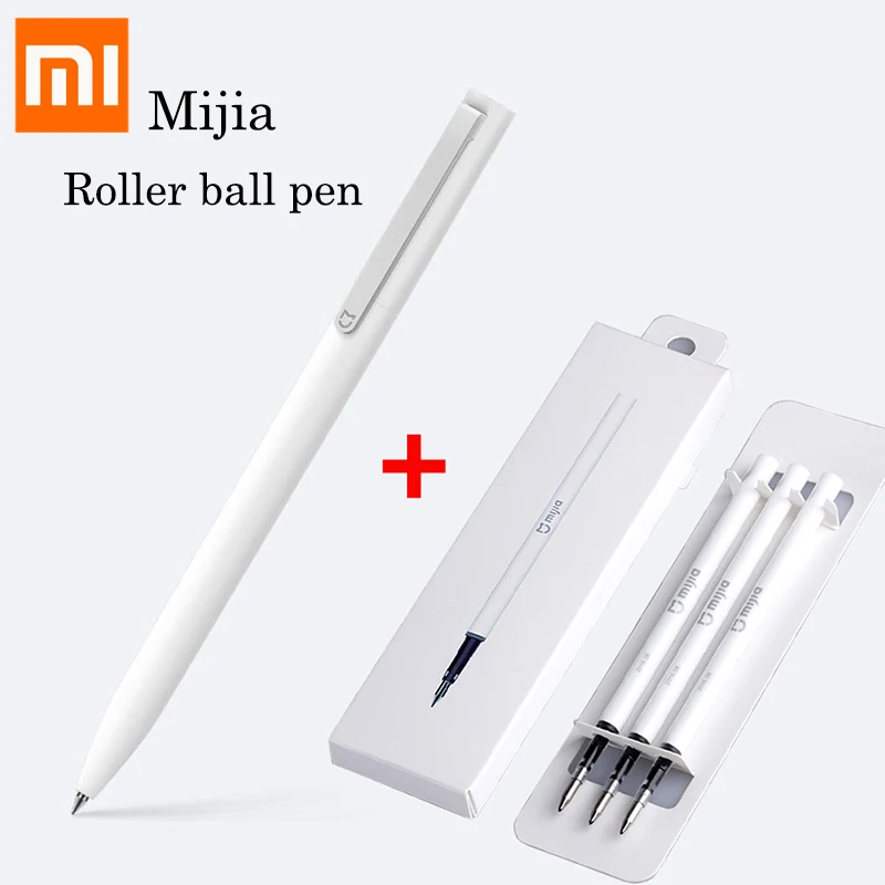 Оригинальные вывески Xiaomi Mijia PREMEC Smooth Switzerland Refill MiKuni Japan Ink add ручки черный Заправка