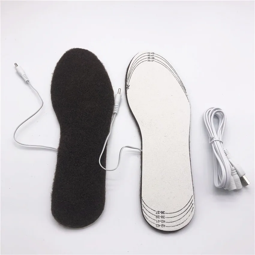 Зимние USB стельки с электрическим подогревом лыжные ботинки теплые нагреватели