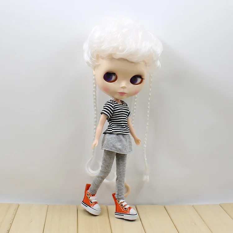 Кукла Blyth с косами (белые волосы) | Игрушки и хобби