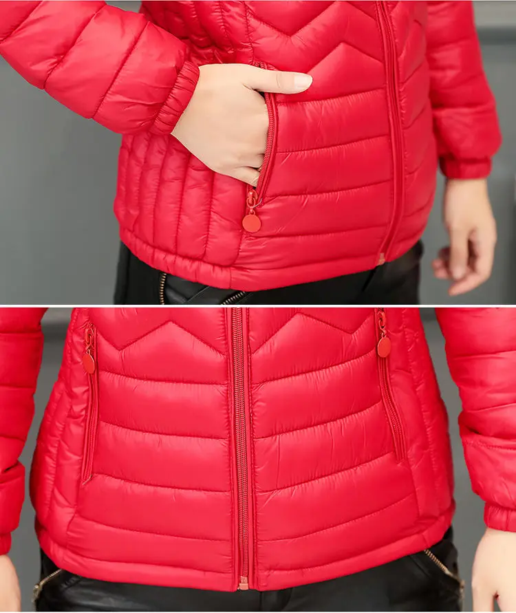 Новинка 2019 г. пальто большого размера из хлопка на осень и зиму Женская куртка