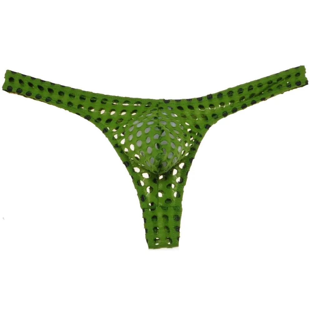 Дышащее пикантное бикини с дырками нижнее белье мужские стринги и g модное