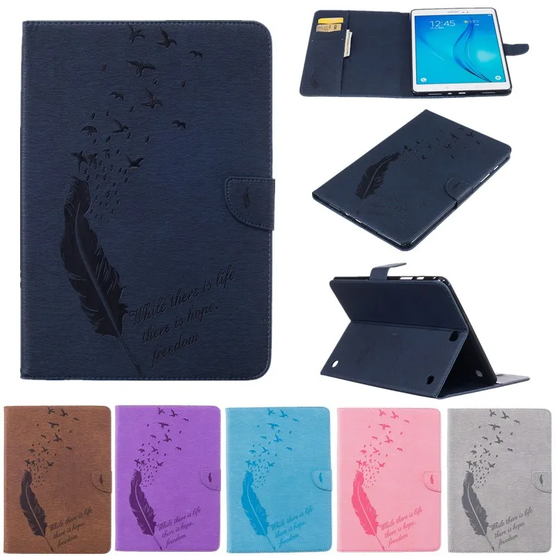Business Painted tpu Leather Cover For Samsung Galaxy Tab A 9.7 Case T550 T555 Flip Wallet Tablet Stand SM-T550 SM-T555 | Компьютеры и
