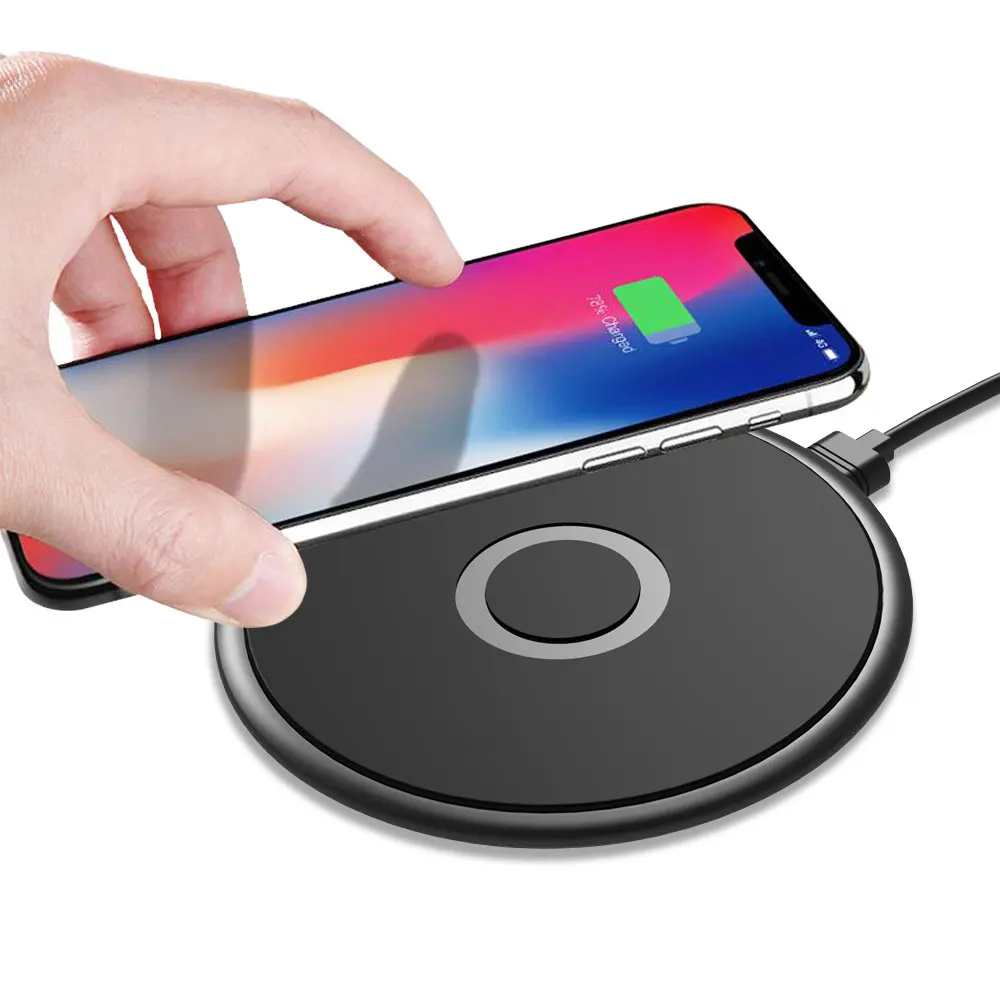 10 Вт Qi Беспроводное зарядное устройство быстрое Быстрая зарядка 3 0 для iPhone X/XS Max 8