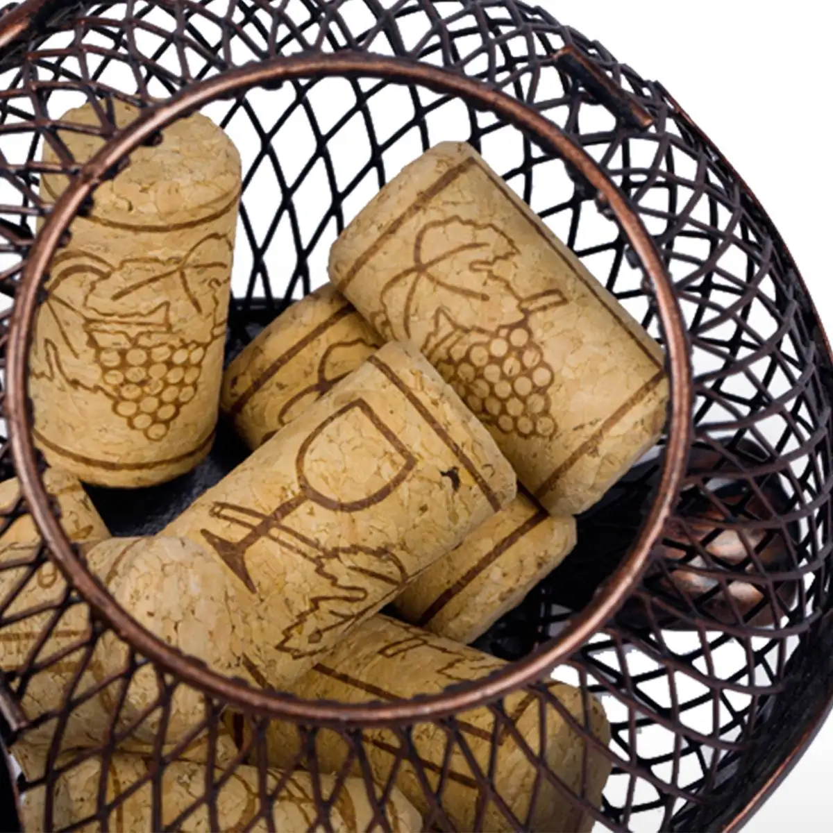 Tooarts кошка котенок вино пробка контейнер украшение животного железный ящик