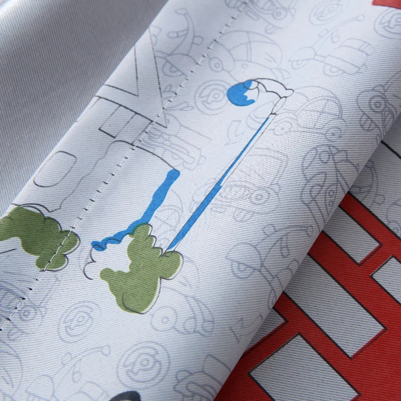 Мультфильм Автомобиль Плотными Шторами для Спальни Детей Мальчики Девочки