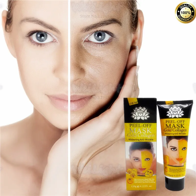 Маска с золотым порошком для всех типов кожи 120 мл Глубокая очистка отбеливание