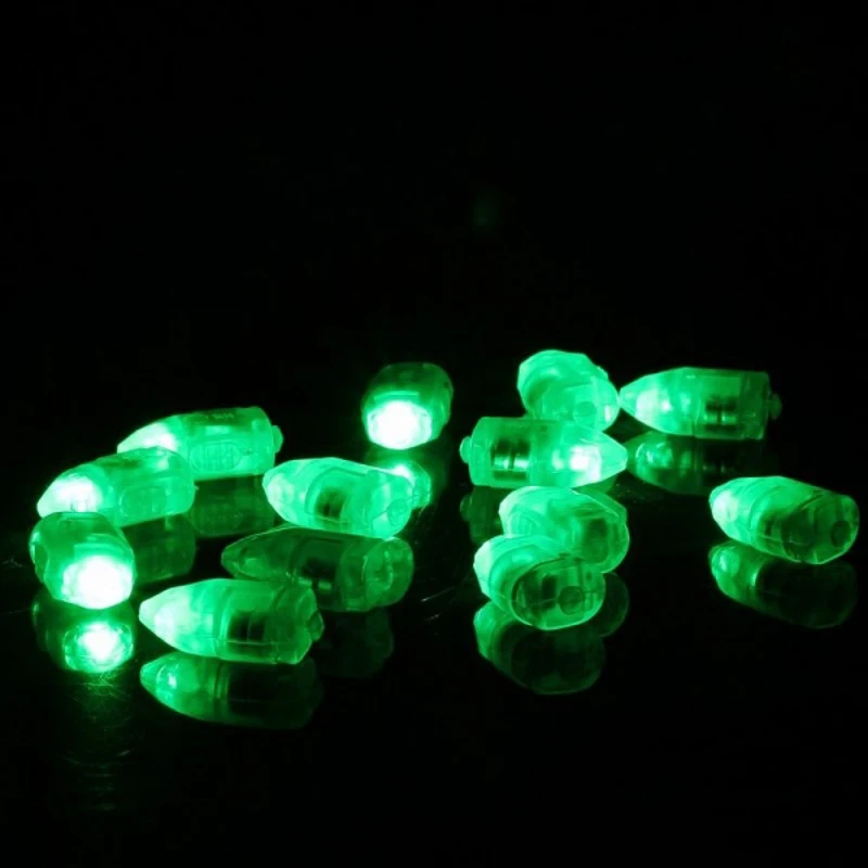 10 шт. Цвет RGB Led воздушный шар световые лампы для вспышки бумажные фонари мини
