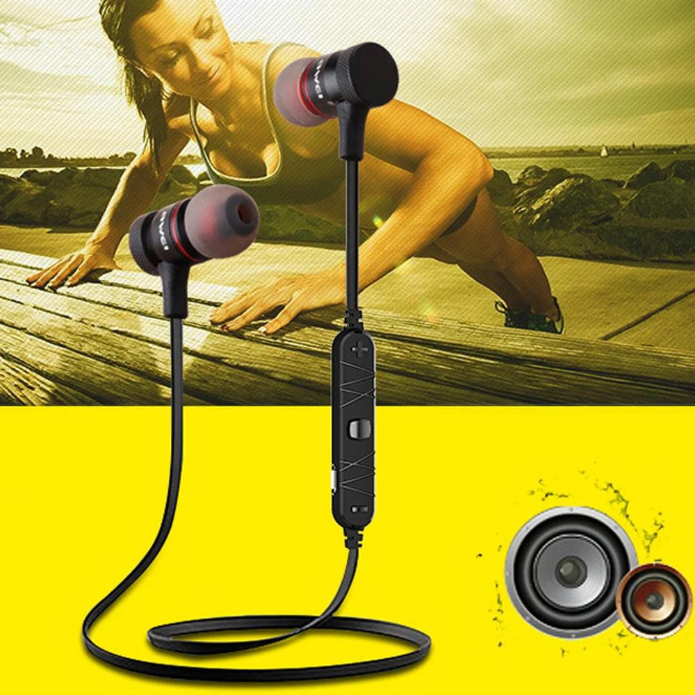 Awei A920BL спортивные Bluetooth наушники Blutooth Auriculares для вашего телефона в ухо бутон