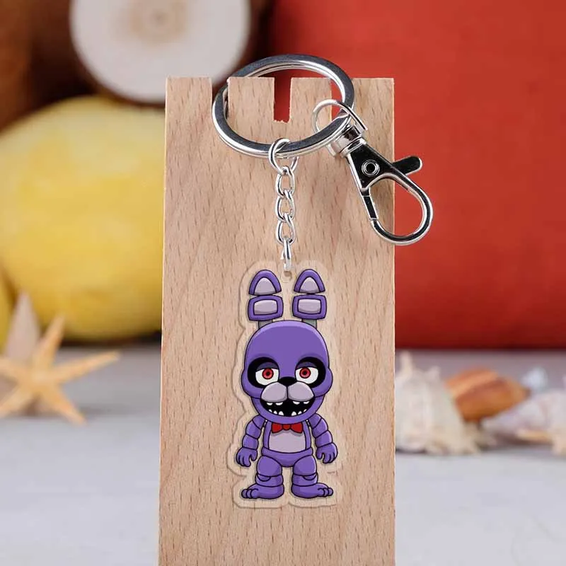 4 Брелок Five Nights at Freddys, фигурки, игрушки, аниме, брелок Фредди, кольцо, фигурки, игрушки для детей, модель - Цвет: 4