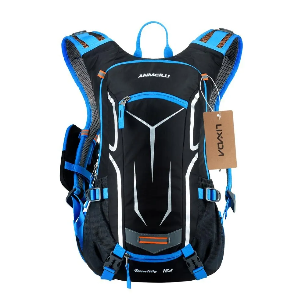 Ультралегкая велосипедная сумка MTB Lixada18L водостойкая велосипедная сумка для велосипедного рюкзака с дождевиком - Цвет: blue