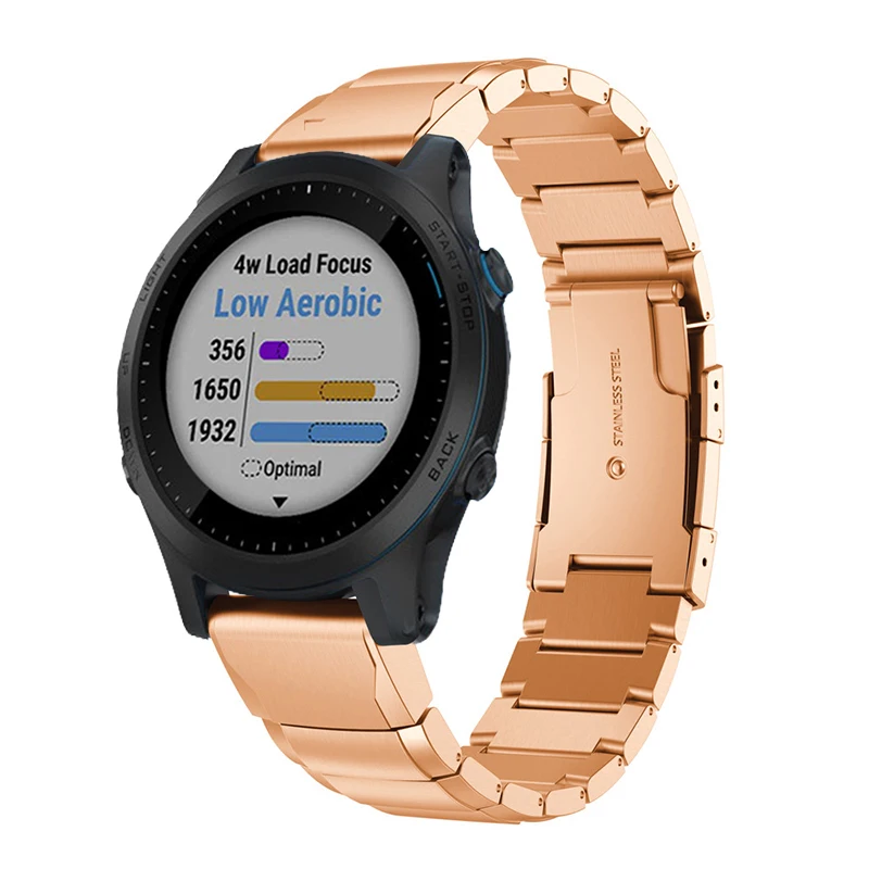 Металлический ремешок Laforuta Forerunner 945 для Garmin 935 Fenix 5 5Plus браслет из нержавеющей